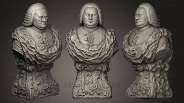 Busts and bas-reliefs of famous people (BUSTC_0484) 3D model for CNC machine
